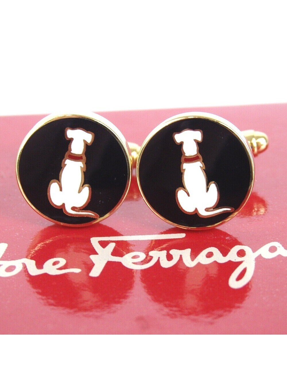 Authentic Salvatore Ferragamo cuffs metal[Used]